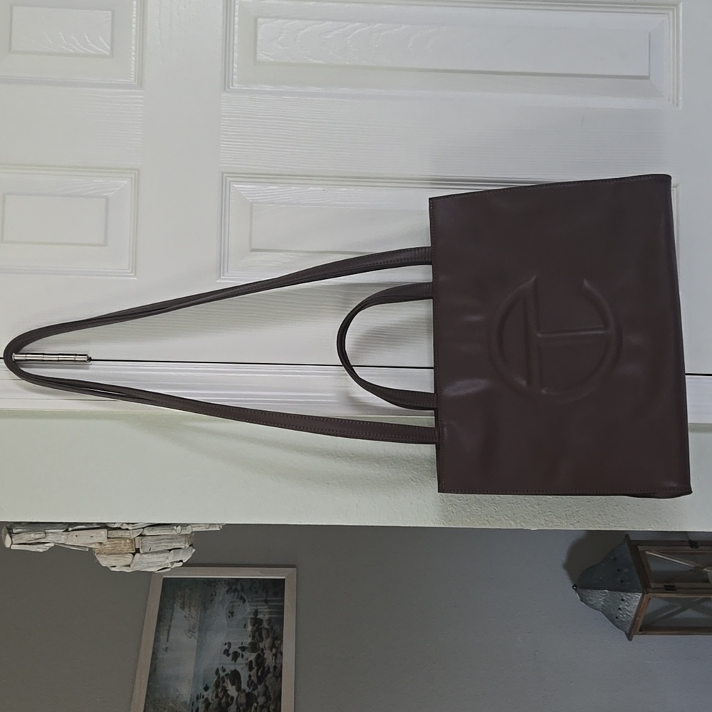 Telfar Women's Chocolate Brown Tote Bag - Picture 9 of 11